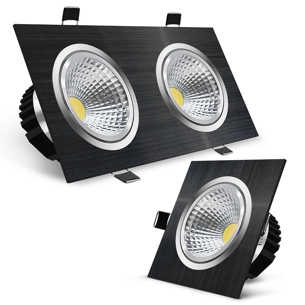 Recessed LED Downlight Dimmable Ceiling Spot Lamp 7W 9W 12W 15W Square Single Double for Home Room Decor Lighting Spotlight
Recessed LED Downlight Dimmable Ceiling Spot Lamp 7W 9W 12W 15W Square Single Double for Home Room Decor Lighting Spotlight