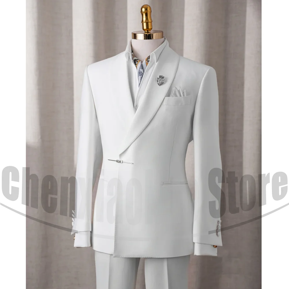 Мужской костюм, комплект из 2 предметов, модный шаль с лацканами, уникальная пуговица, одежда для жениха, тонкий формальный вечерний смокинг для свадебной вечеринки (пиджак + брюки)
Мужской костюм, комплект из 2 предметов, модный шаль с лацканами, уникальная пуговица, одежда для жениха, тонкий формальный вечерний смокинг для свадебной вечеринки (пиджак + брюки)