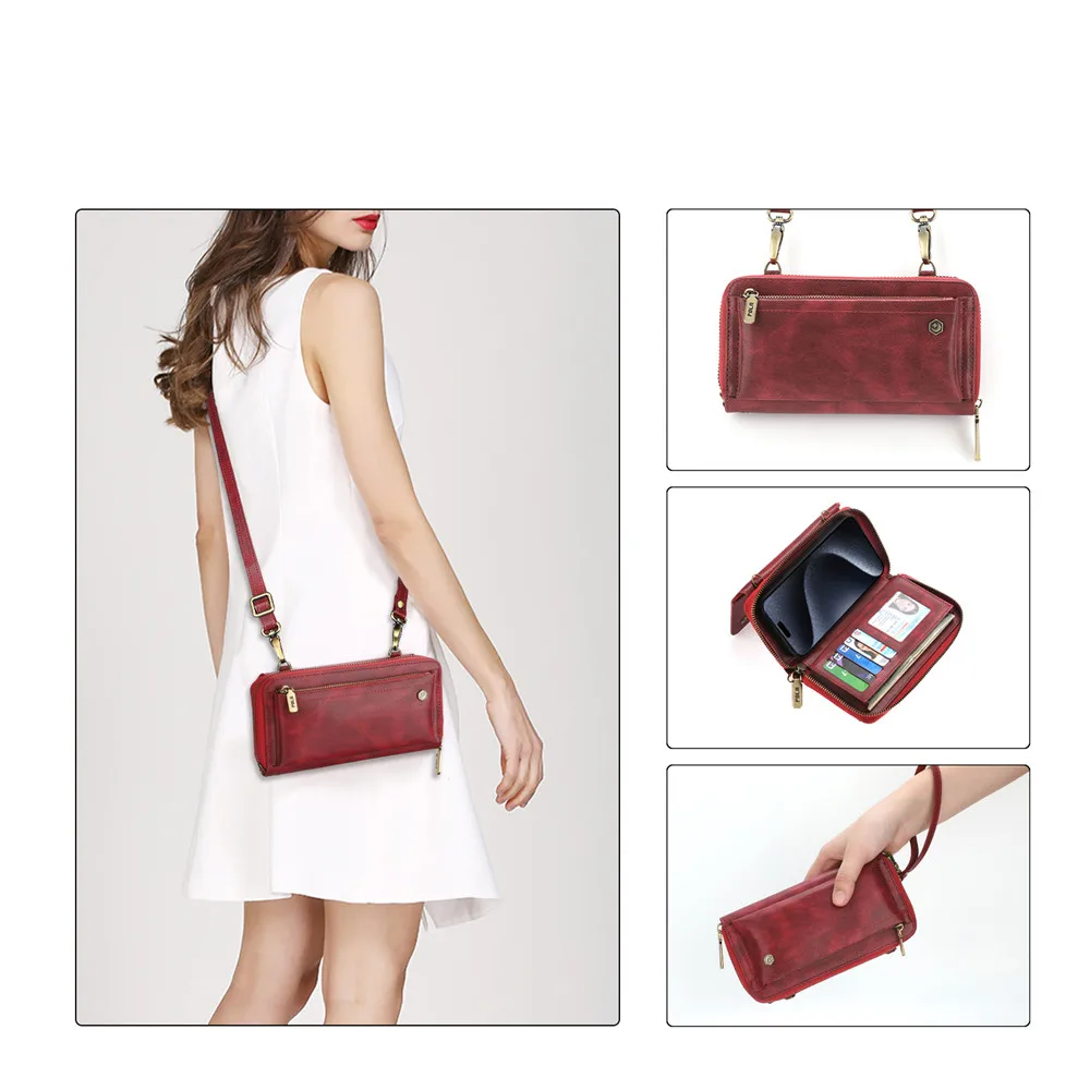 Crossbody Wallet Phone Case for iPhone 16 15 14 13 12 11 Pro Max X XS XR 7 8 Plus Card Slot Holder Long Lanyard Leather Cover
Crossbody Wallet Phone Case for iPhone 16 15 14 13 12 11 Pro Max X XS XR 7 8 Plus Card Slot Holder Long Lanyard Leather Cover