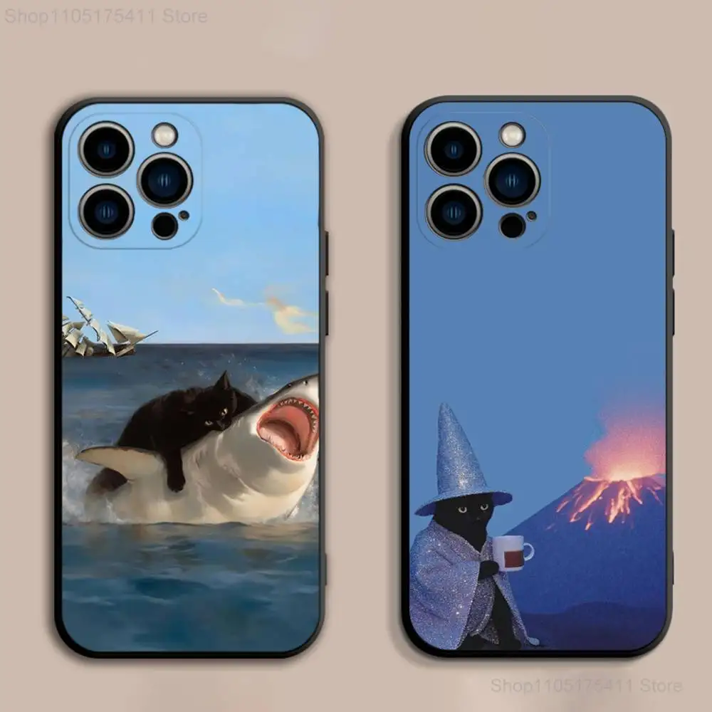 Pet Cat Funny memeS Phone Case For iPhone 17,16,15,14,13,12,Pro,Max,Plus,E,SE4,Air,Mini Black Soft Cover
Pet Cat Funny memeS Phone Case For iPhone 17,16,15,14,13,12,Pro,Max,Plus,E,SE4,Air,Mini Black Soft Cover