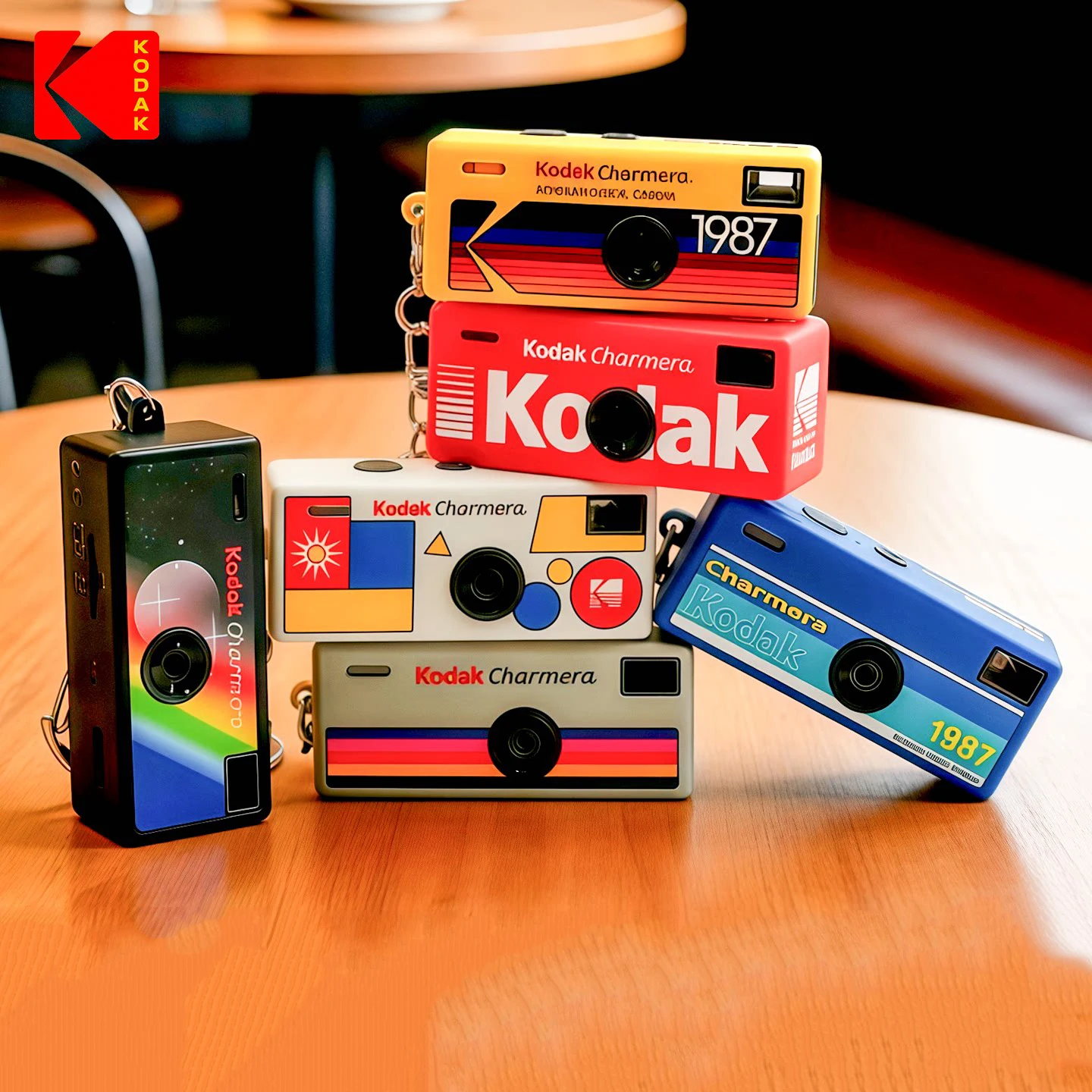 Kodak Charmera Keychain 1987 with Flash 35MM/F2.4 Digital Camera Mini Digital Camera 6 Colors Random Color Camera For Gift
Kodak Charmera Keychain 1987 with Flash 35MM/F2.4 Digital Camera Mini Digital Camera 6 Colors Random Color Camera For Gift 