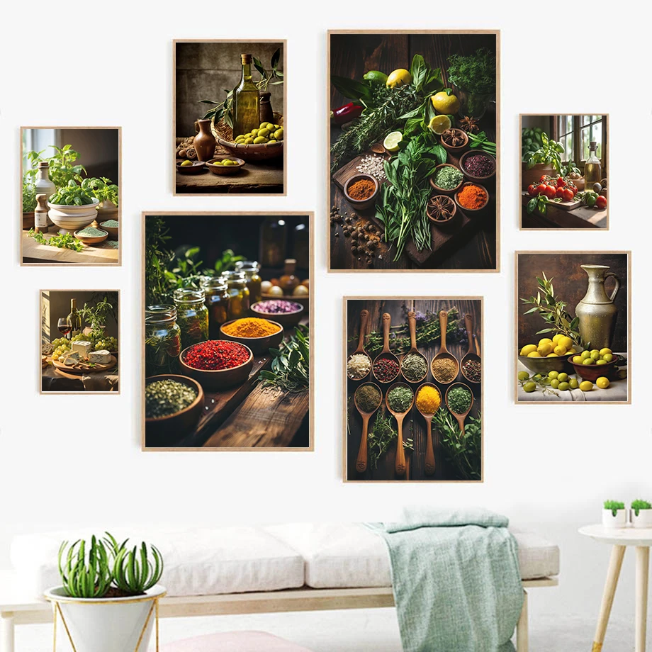 Cheese Tomato Spice Food Kitchen Dining Room Art Poster Decor Wall Art Canvas Painting Nordic Poster Home Living Room Decor
Cheese Tomato Spice Food Kitchen Dining Room Art Poster Decor Wall Art Canvas Painting Nordic Poster Home Living Room Decor