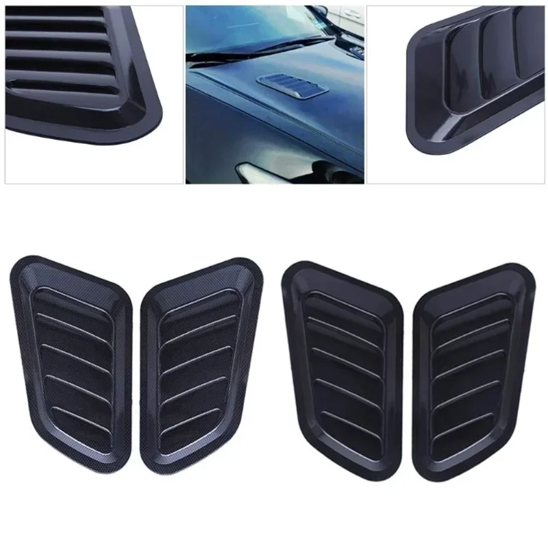 2pcs Universal Car Tuning Hood Carbon Fiber Air Flow Intake Decoration Hood Scoop Bonnet Vent Cover Stickers Decoration Styling
2pcs Universal Car Tuning Hood Carbon Fiber Air Flow Intake Decoration Hood Scoop Bonnet Vent Cover Stickers Decoration Styling