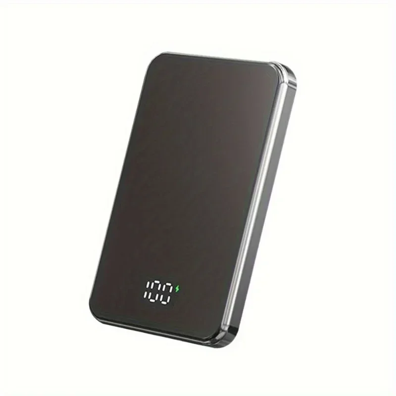 For Magsafe Battery Pack, iPhone Wireless Portable Charger, (5000mAh) Magnetic Power Bank with (22W) USB-C Fast Charging
For Magsafe Battery Pack, iPhone Wireless Portable Charger, (5000mAh) Magnetic Power Bank with (22W) USB-C Fast Charging
