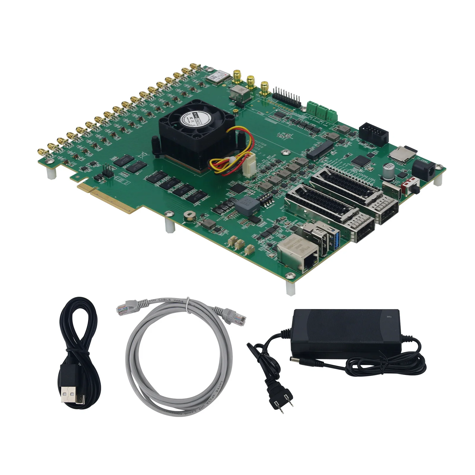 XCZU27DR RFSOC PCIE RF Wireless Development Board for ZYNQ Onboard GNSS Module Support PPS Output
XCZU27DR RFSOC PCIE RF Wireless Development Board for ZYNQ Onboard GNSS Module Support PPS Output