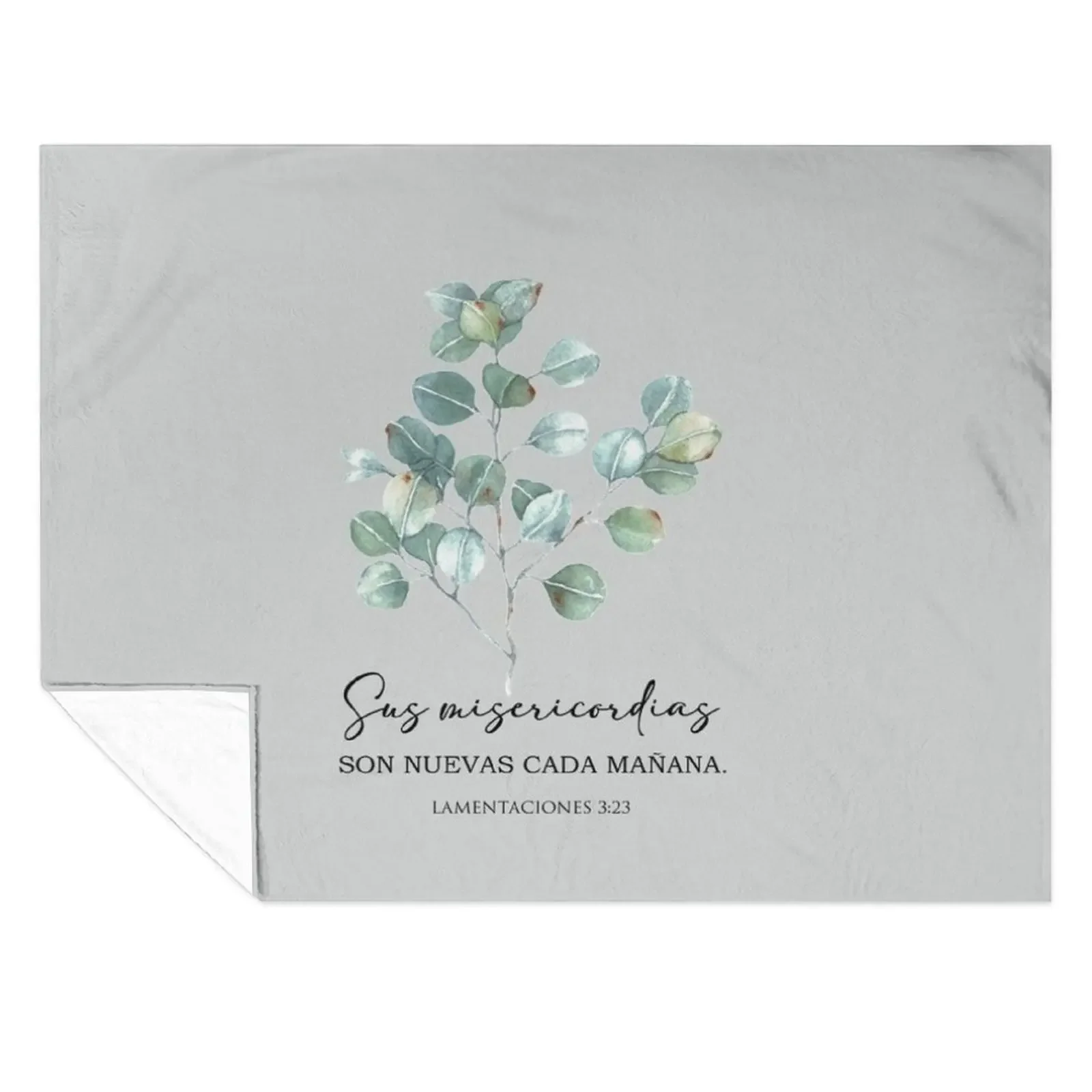 Sus misericordias son nuevas cada maana spanish bible verse Throw Blanket Polar Decorative Sofas Picnic for winter Blankets
Sus misericordias son nuevas cada maana spanish bible verse Throw Blanket Polar Decorative Sofas Picnic for winter Blankets