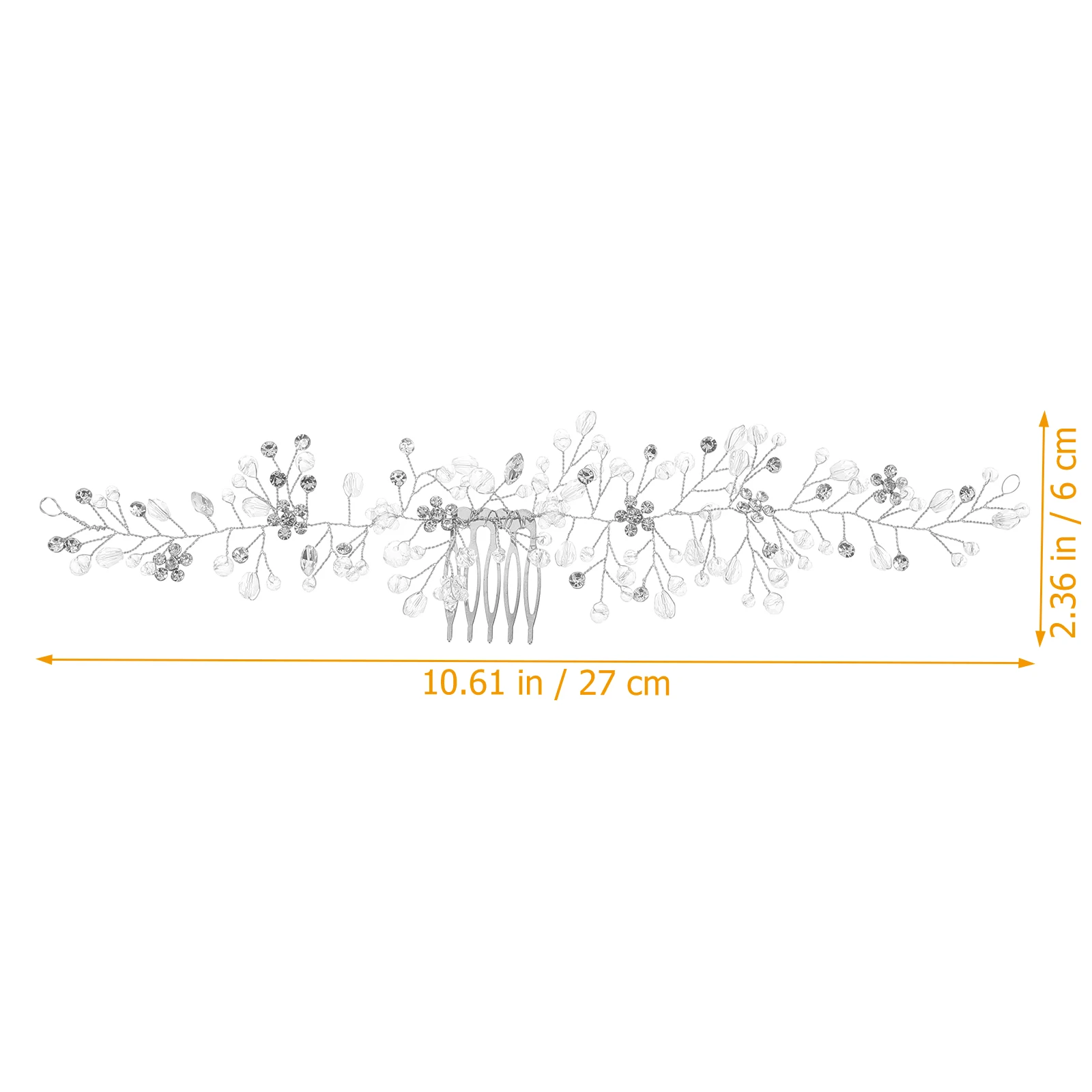 Sparkling Rhinestone Hair Vine Wedding Bridal Headpiece With Comb Elegant Decorative Vine For Bride Prom Party Banquet Hair 
Sparkling Rhinestone Hair Vine Wedding Bridal Headpiece With Comb Elegant Decorative Vine For Bride Prom Party Banquet Hair