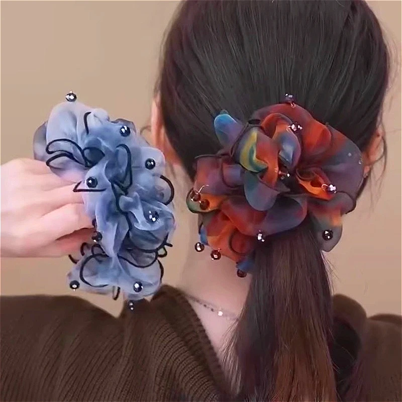 Crystal Headband Organza hair ties Large Intestine Ring Rubber Band Big Scrunchies for Women Hair Accessories purple scrunchie
Crystal Headband Organza hair ties Large Intestine Ring Rubber Band Big Scrunchies for Women Hair Accessories purple scrunchie
