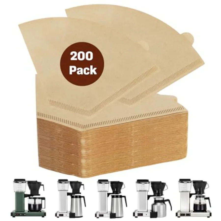 200 Pcs Coffee Filters #4 Compatible with Technivorm Moccamaster Coffee Maker, Compatible with KBT, KBGV, KB 8-10 Cup Model Cof
200 Pcs Coffee Filters #4 Compatible with Technivorm Moccamaster Coffee Maker, Compatible with KBT, KBGV, KB 8-10 Cup Model Cof