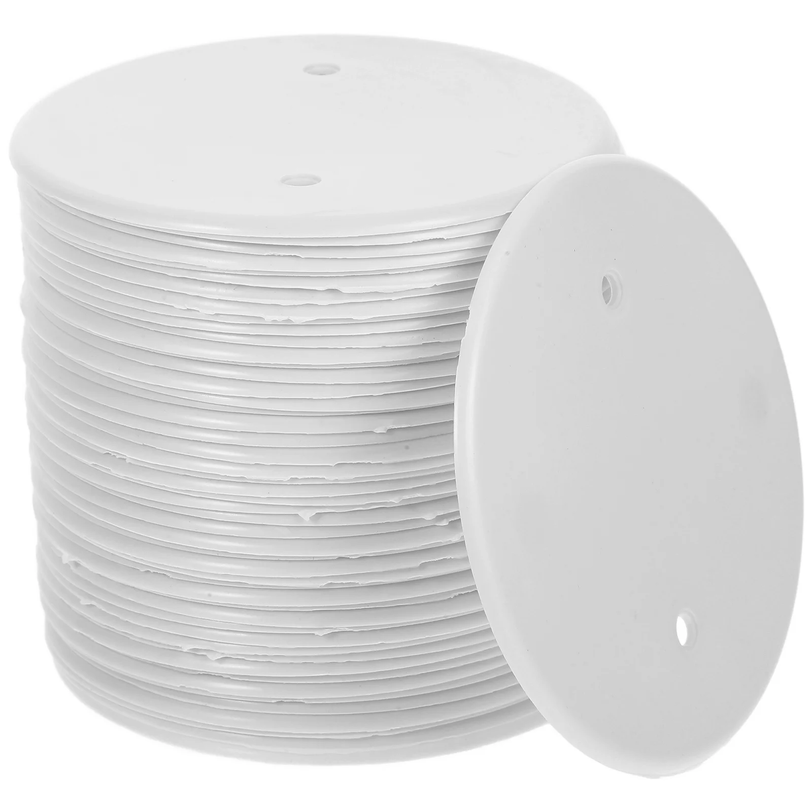 50pcs White Cable Protection Plate Electrical Panel Blank Wall Plate Ceiling Round Outlet For Power Cords Junction Box Cover
50pcs White Cable Protection Plate Electrical Panel Blank Wall Plate Ceiling Round Outlet For Power Cords Junction Box Cover
