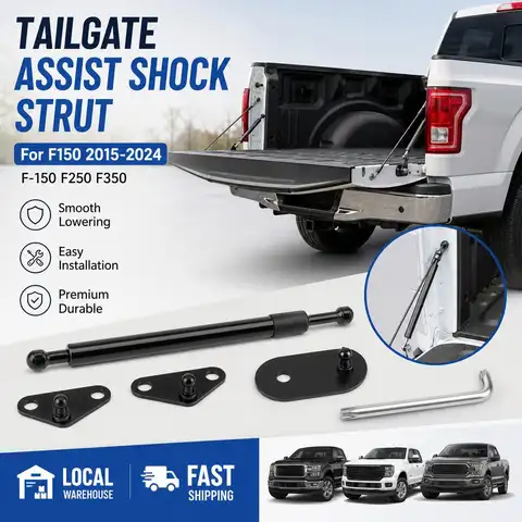 Tail Gate Damper For Ford F150 2015-2024 F-150 F250 F350 Tailgate Assist Shock Strut Bar Support Rod Replacement