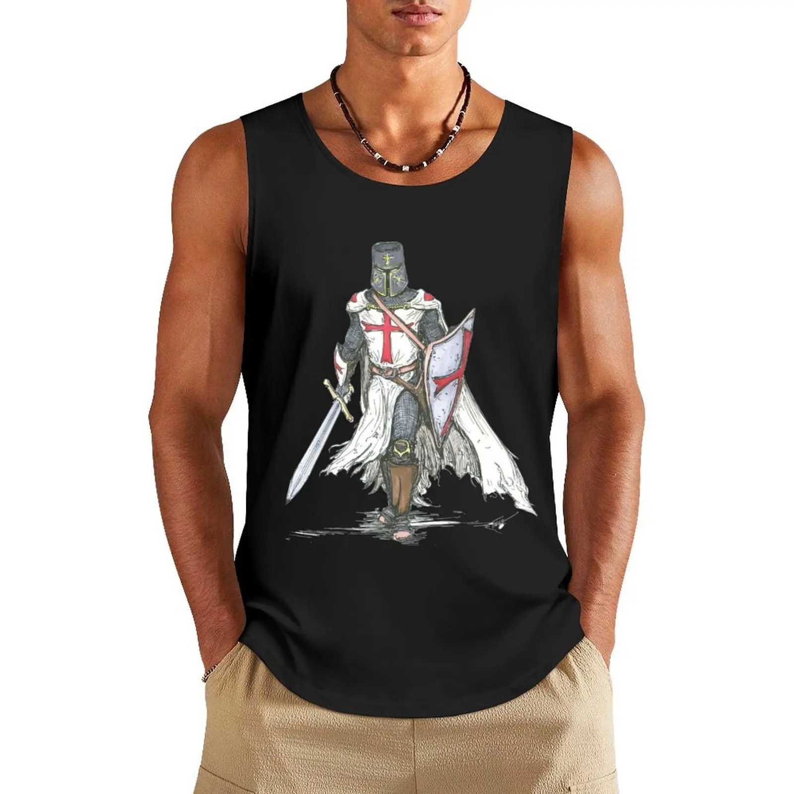 Crusader - heretic fearless Tank Top cool things man vest Japanese t-shirt 
Crusader - heretic fearless Tank Top cool things man vest Japanese t-shirt