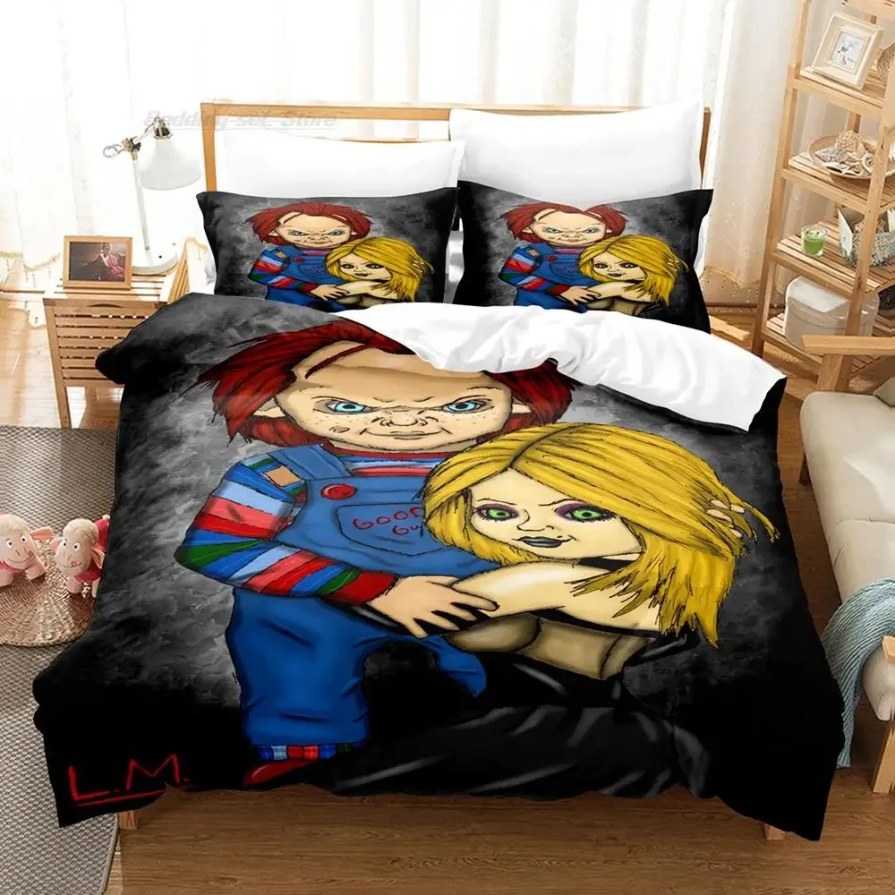 Hot Sale Chucky Bedding Set Single Twin Full Queen King Size Bed Set Aldult Kid Bedroom Duvetcover Sets 3D 2022 Halloween
Hot Sale Chucky Bedding Set Single Twin Full Queen King Size Bed Set Aldult Kid Bedroom Duvetcover Sets 3D 2022 Halloween