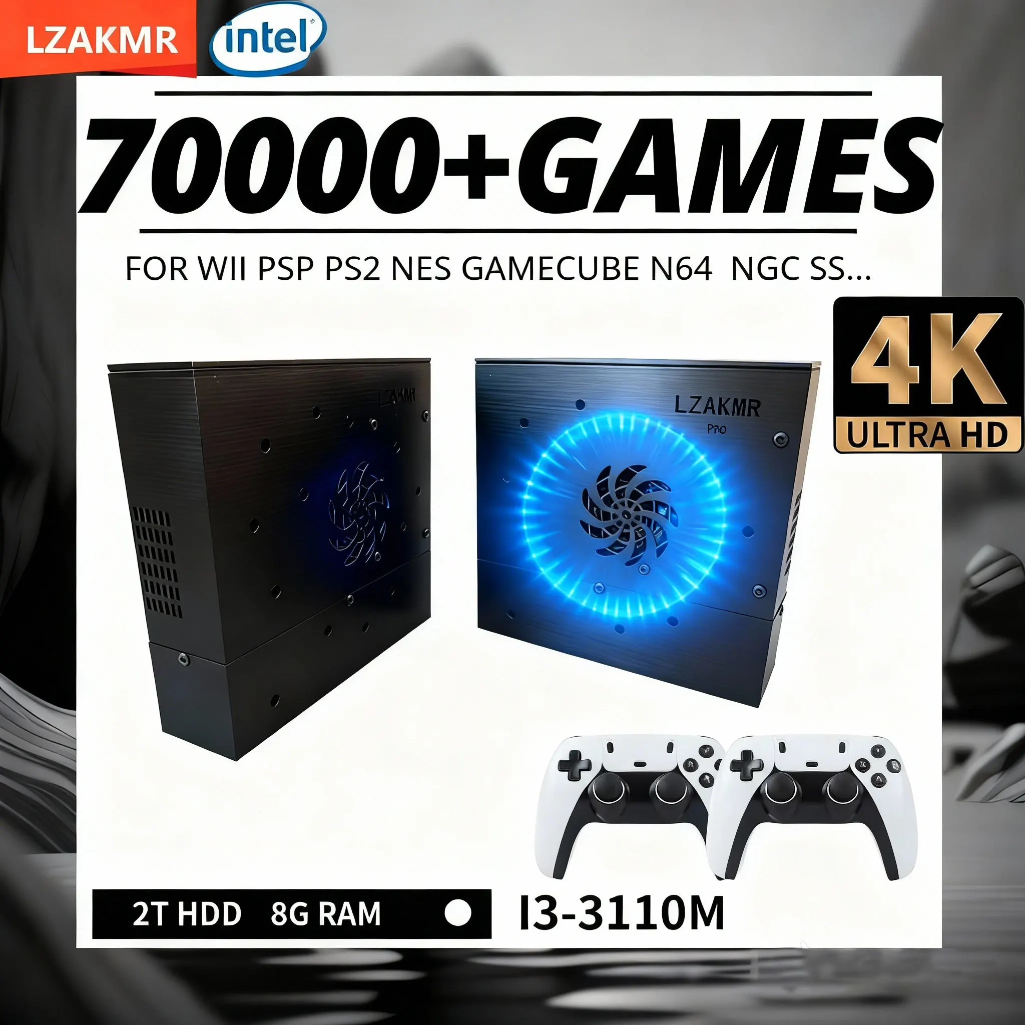 8G RAM 2T ROM X88 Pro Retro Gaming Console with 70,000+Classic Games PS2 PSP DC GameCube Wii Compatible Plug & Play on TV for PC
8G RAM 2T ROM X88 Pro Retro Gaming Console with 70,000+Classic Games PS2 PSP DC GameCube Wii Compatible Plug & Play on TV for PC