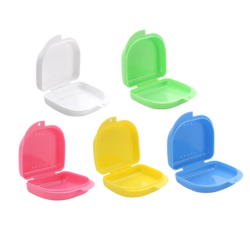 5 pcs Denture Box Mouth Guard Case Container Fake Teeth Storage Durable Plastic Bacteria Inhibiting Ventilation Secure Snap
5 pcs Denture Box Mouth Guard Case Container Fake Teeth Storage Durable Plastic Bacteria Inhibiting Ventilation Secure Snap