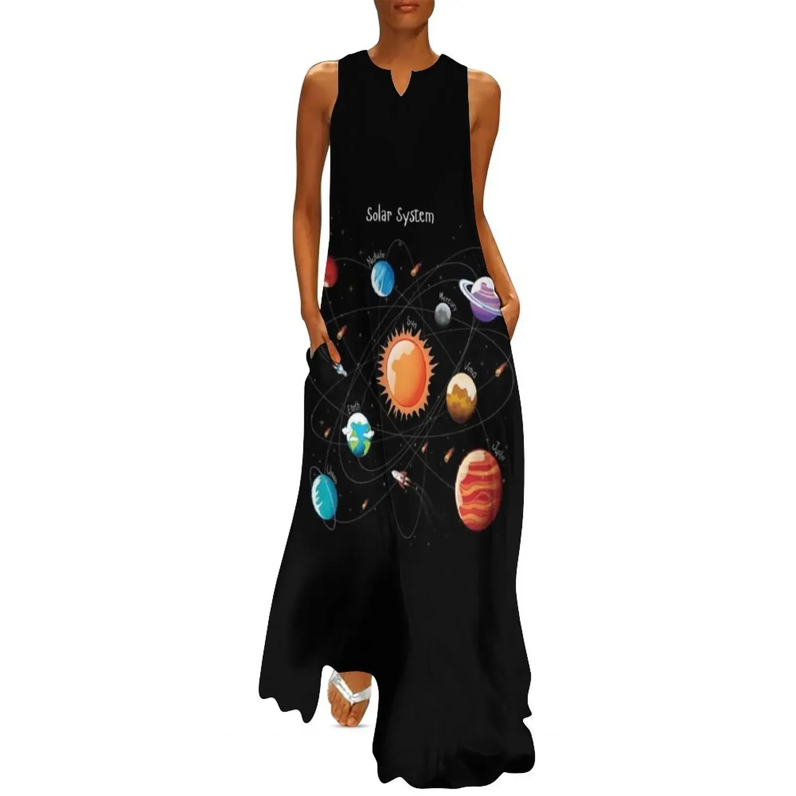 Solar System Planets_01 Long Dress cute dress women's evening dresses 2025 Dress
Solar System Planets_01 Long Dress cute dress women's evening dresses 2025 Dress