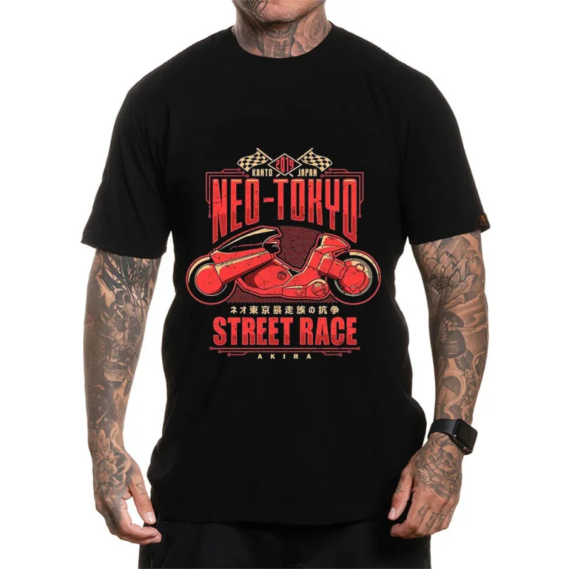 Vintage Akira Neo-Tokyo Street race Anime Gift T Shirt Cyberpunk Manga City explosion Graphic clothes cyber mecha All size tops
Vintage Akira Neo-Tokyo Street race Anime Gift T Shirt Cyberpunk Manga City explosion Graphic clothes cyber mecha All size tops
