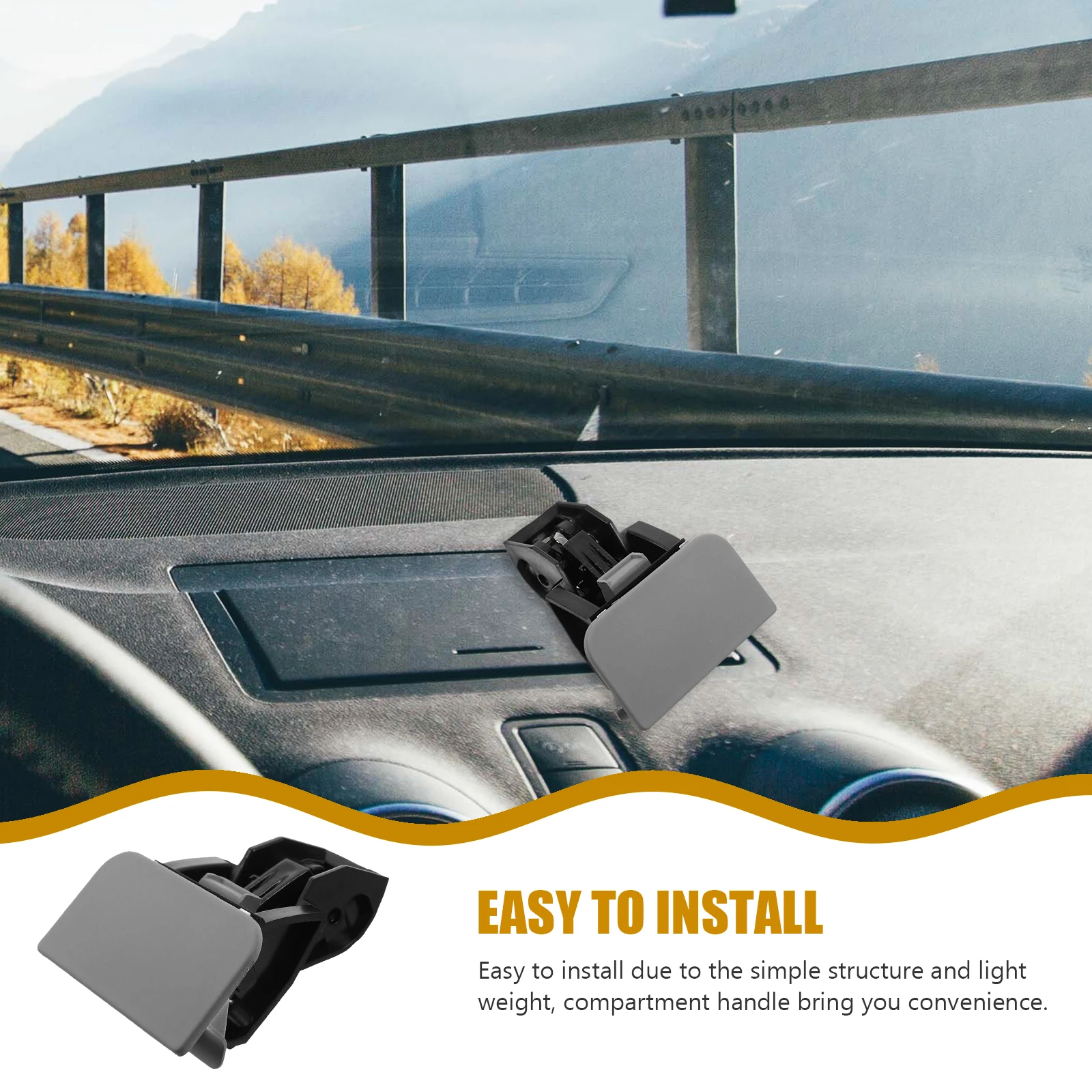 Car Glove Box Handle Durable Ergonomic Grip Easy Installation Lightweight Replacement for Vehicle Glove Compartment Door
Car Glove Box Handle Durable Ergonomic Grip Easy Installation Lightweight Replacement for Vehicle Glove Compartment Door