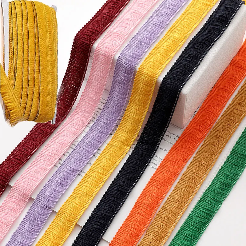 25meters Tassel Fringe Lace Trim 25mm Polyester Headgear Clothing Pillow Decoration Ribbon For DIY Apparel Sewing Supplies
25meters Tassel Fringe Lace Trim 25mm Polyester Headgear Clothing Pillow Decoration Ribbon For DIY Apparel Sewing Supplies