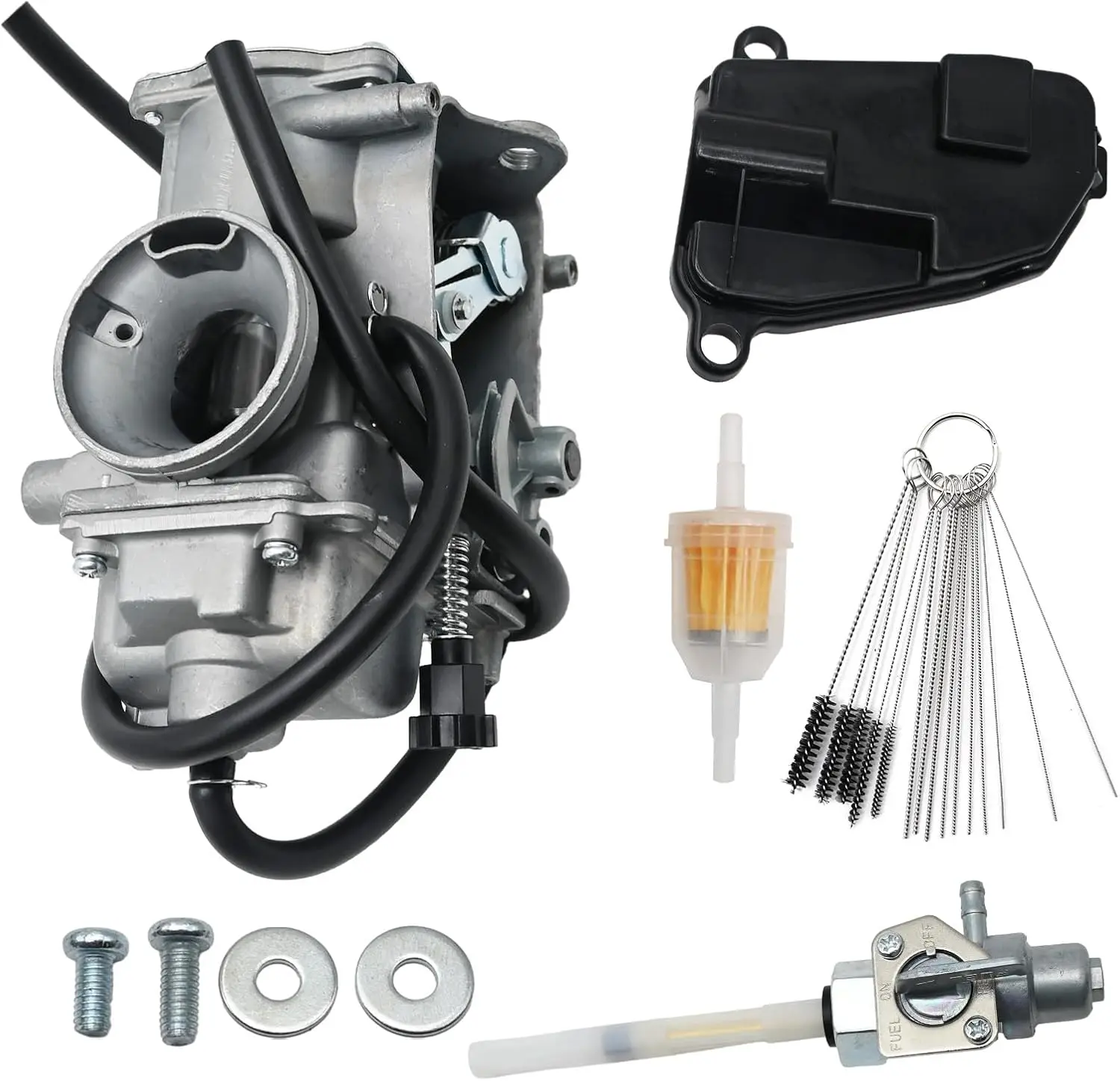 16100-HA0-682 Carburetor Replacement for Honda Big Red 250 ATC250ES 1985 1986 1987 (Carburetor + Fuel filter)
16100-HA0-682 Carburetor Replacement for Honda Big Red 250 ATC250ES 1985 1986 1987 (Carburetor + Fuel filter)