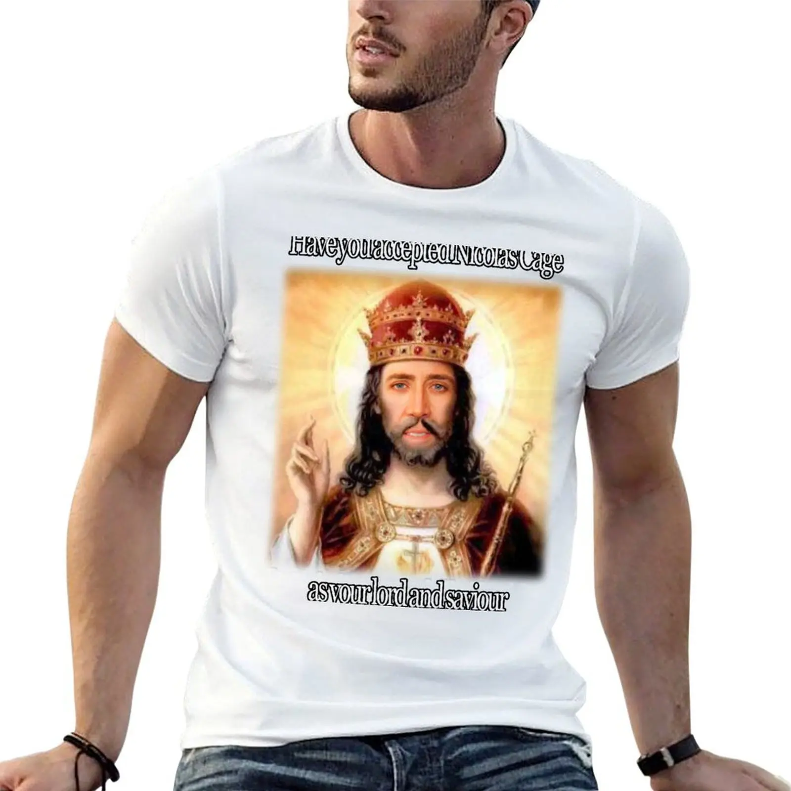 have you accepted Nicolas Cage as your lord and savior T-Shirt men t shirt cotton 100% man t shirt cotton T-Shirt
have you accepted Nicolas Cage as your lord and savior T-Shirt men t shirt cotton 100% man t shirt cotton T-Shirt