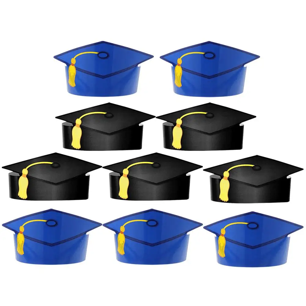 10 Pcs Doctor Paper Hats Graduation Caps Kids Adults Decorations Party Photo Stylish Graduation Hats Decors
10 Pcs Doctor Paper Hats Graduation Caps Kids Adults Decorations Party Photo Stylish Graduation Hats Decors