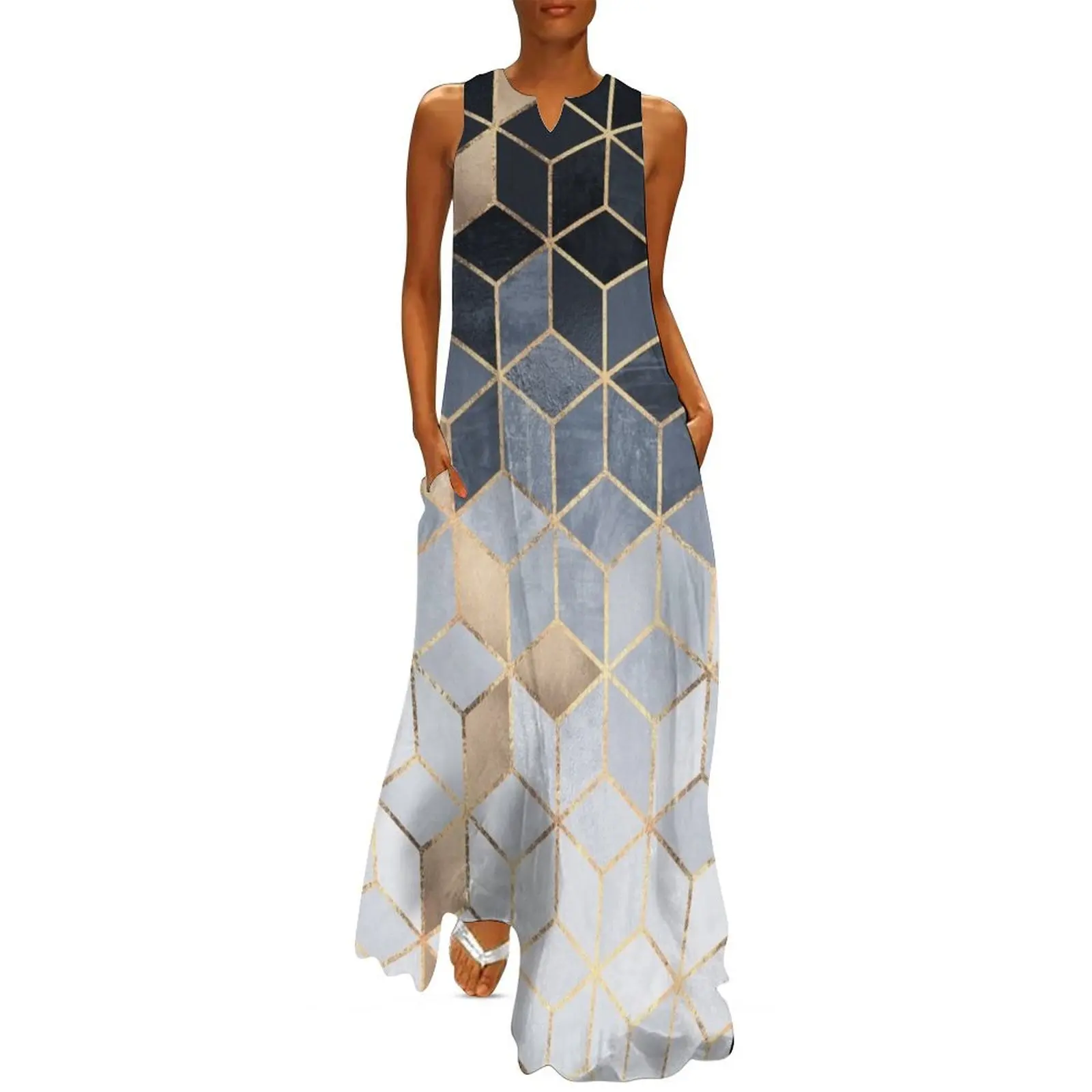 Soft Blue Gradient Cubes Long Dress wedding dresses for woman Summer dresses for women Dress woman ceremony dresses Dress
Soft Blue Gradient Cubes Long Dress wedding dresses for woman Summer dresses for women Dress woman ceremony dresses Dress