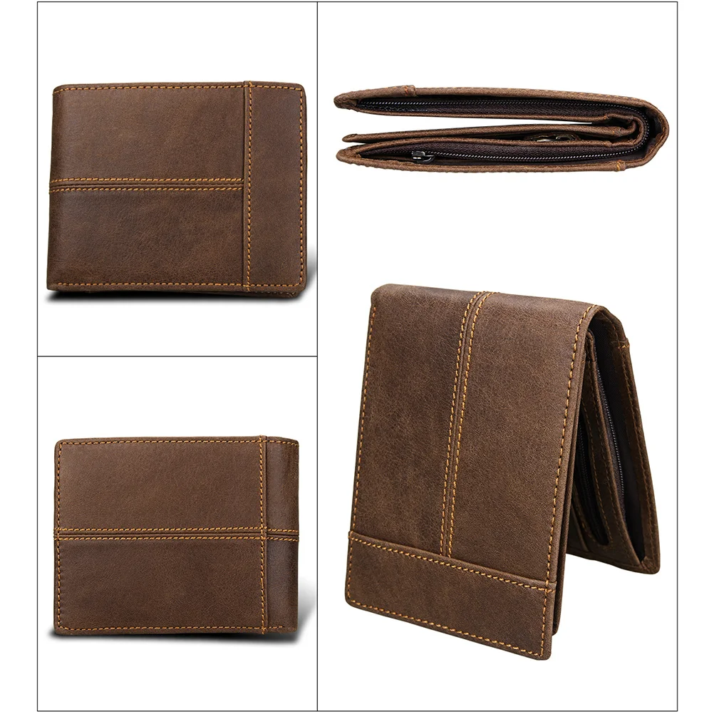 1Pcs Rfid Blocking Mad Horse Wallet Brown Casual Short Wallet Men Vintage Coin Purse Practical Durable
1Pcs Rfid Blocking Mad Horse Wallet Brown Casual Short Wallet Men Vintage Coin Purse Practical Durable