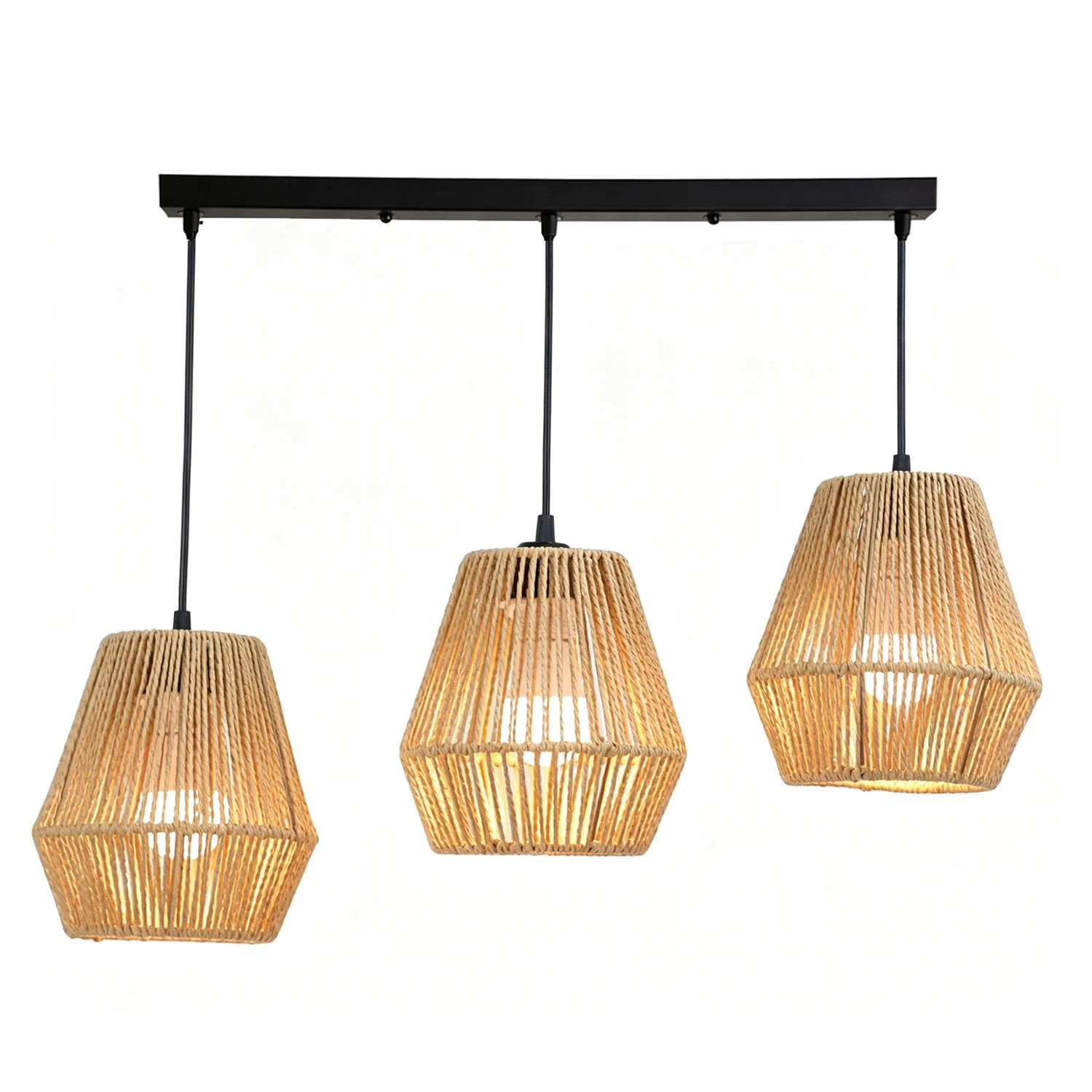 Rattan Ceiling Chandelier E27 Retro Hand-Woven Rattan Chandelier Lamp Boho Pendant Light for Living Room Bedroom Kitchen Hallway
Rattan Ceiling Chandelier E27 Retro Hand-Woven Rattan Chandelier Lamp Boho Pendant Light for Living Room Bedroom Kitchen Hallway