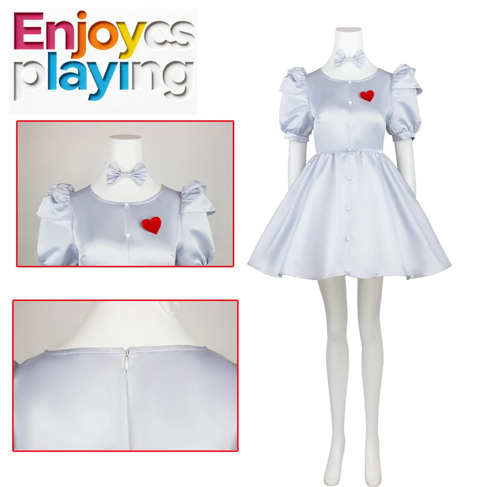 Movie The Wonderful Wizard Tin Man Cosplay Dress Women Female White Costume Halloween Carnival Party Outfits
Movie The Wonderful Wizard Tin Man Cosplay Dress Women Female White Costume Halloween Carnival Party Outfits