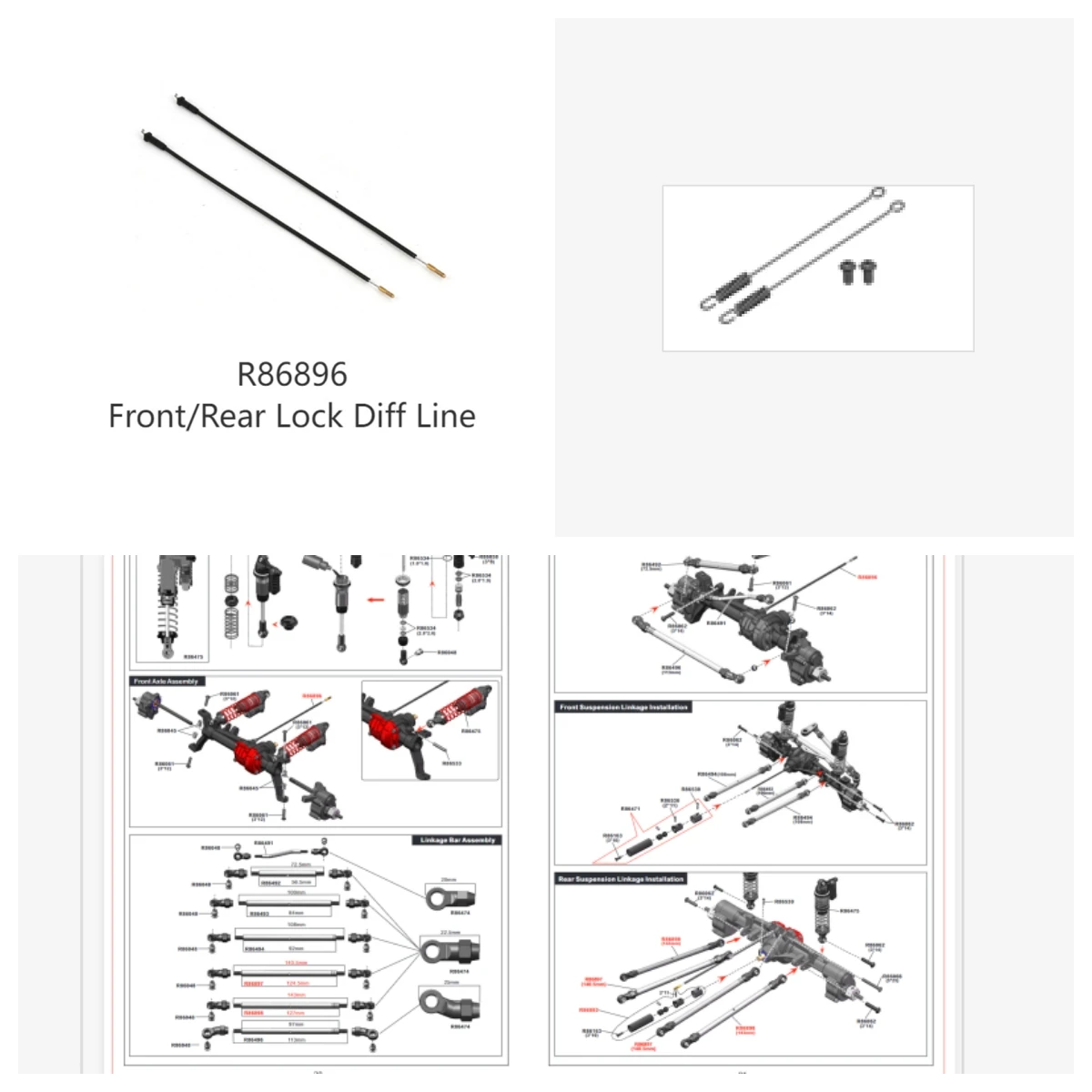 RGT R86896 Линия дифференциала переднего/заднего замка R86906 Отделительная линия в форме ветки для EX86150 1/10 Гусеничная модель автомобиля Оригинальные аксессуары
RGT R86896 Линия дифференциала переднего/заднего замка R86906 Отделительная линия в форме ветки для EX86150 1/10 Гусеничная модель автомобиля Оригинальные аксессуары