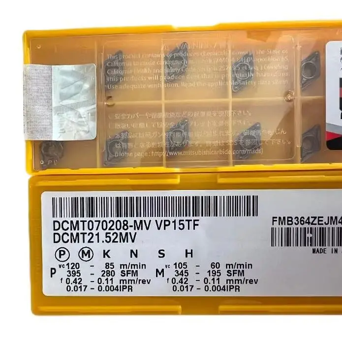 10pcs/box DCMT070202-MV VP15TF/DCMT070208-MV VP15TF
10pcs/box DCMT070202-MV VP15TF/DCMT070208-MV VP15TF