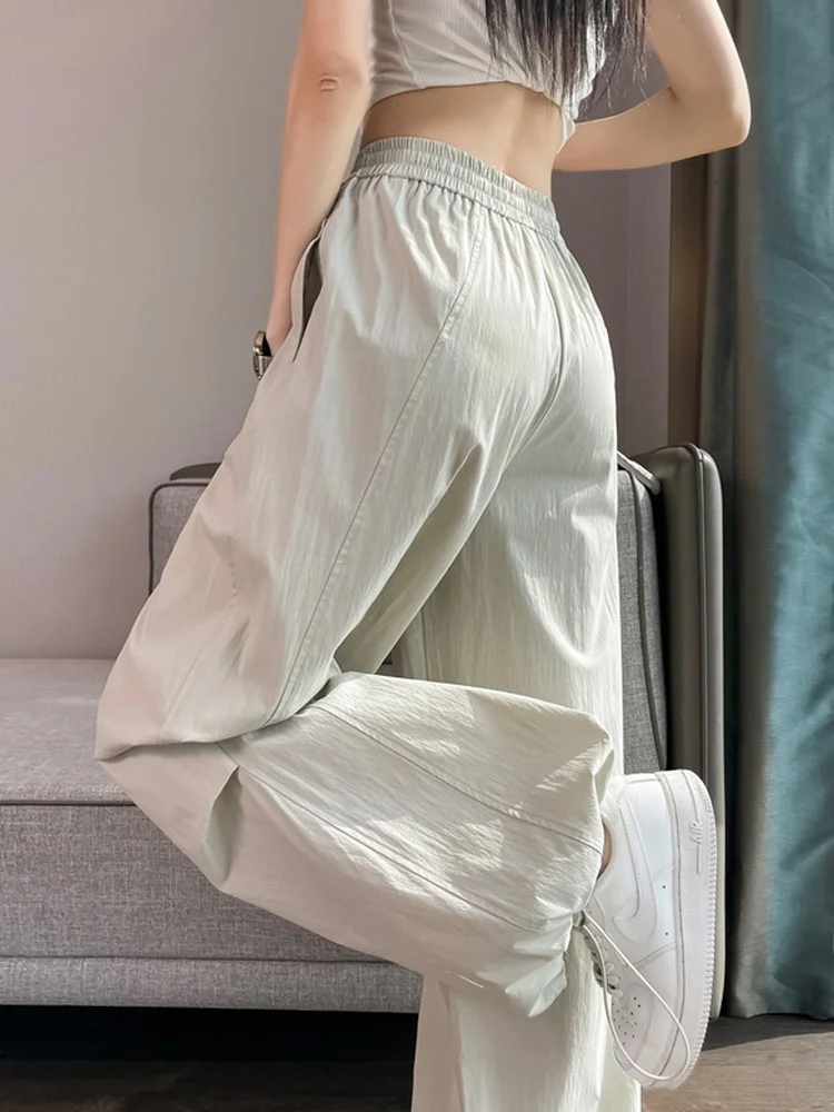 American Style Ice Silk Quick Dry Work Pants Women Summer Thin Wide Leg Casual Sports Loose Straight Floor Length Trousers
American Style Ice Silk Quick Dry Work Pants Women Summer Thin Wide Leg Casual Sports Loose Straight Floor Length Trousers