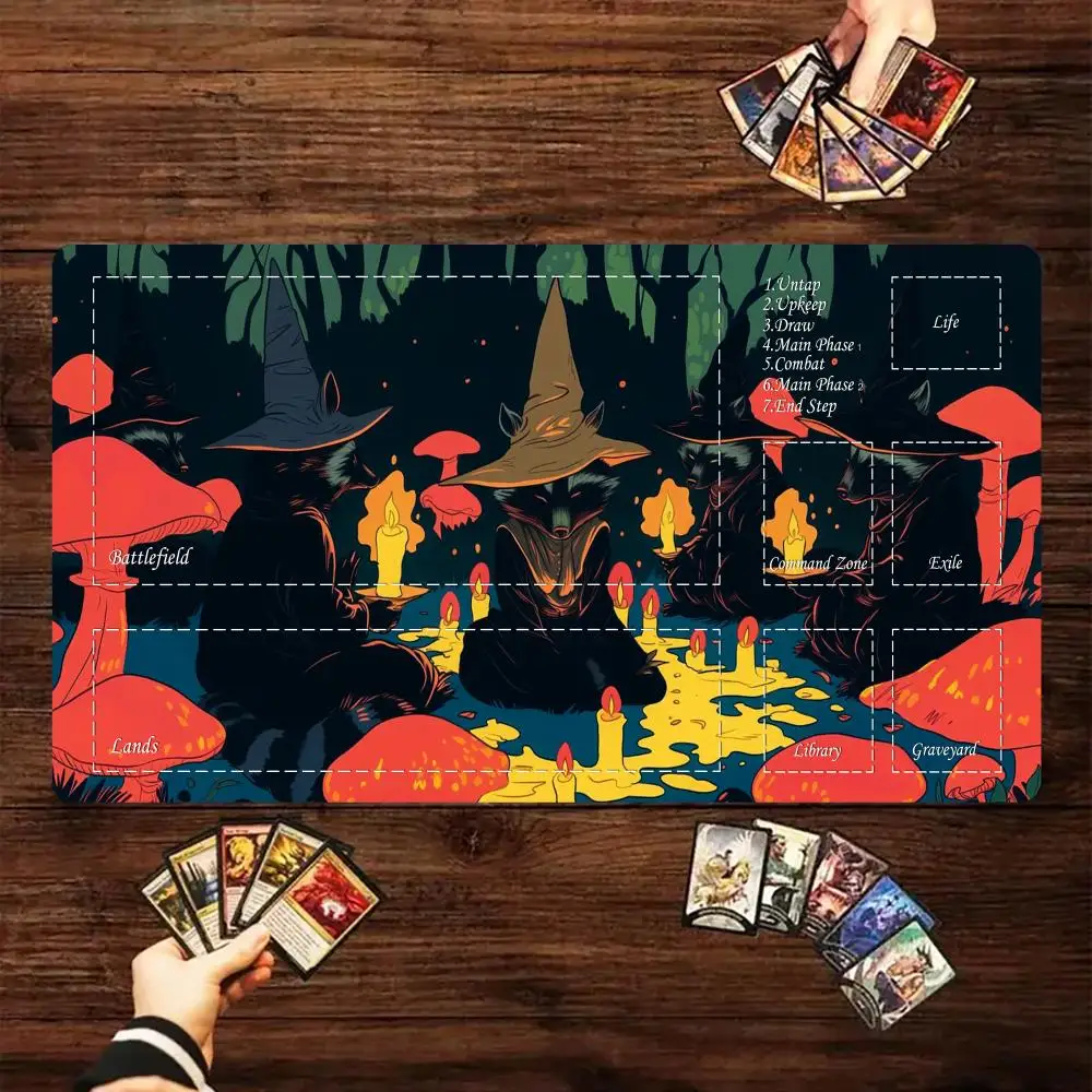Magic card battle Gaming Mat Raccoon Wizard magic playmat 35X60cm Rubber anti-slip anime mouse pad suitable for work and game
Magic card battle Gaming Mat Raccoon Wizard magic playmat 35X60cm Rubber anti-slip anime mouse pad suitable for work and game