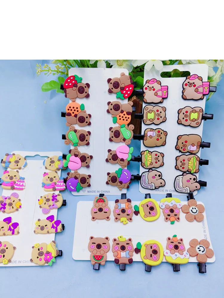 Cute Kapibara-Shaped Decorative Hairpins, Suitable for Daily Wearing Hair Accessories for Girls
Cute Kapibara-Shaped Decorative Hairpins, Suitable for Daily Wearing Hair Accessories for Girls