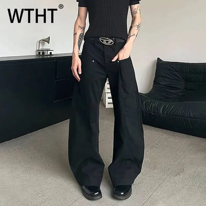 WTHT Vintage Men Solid Color Patchwork Wear Inside Out Loose Pant Fashion American Style Casual Trouser Male 2026 Summer 2A3153
WTHT Vintage Men Solid Color Patchwork Wear Inside Out Loose Pant Fashion American Style Casual Trouser Male 2026 Summer 2A3153