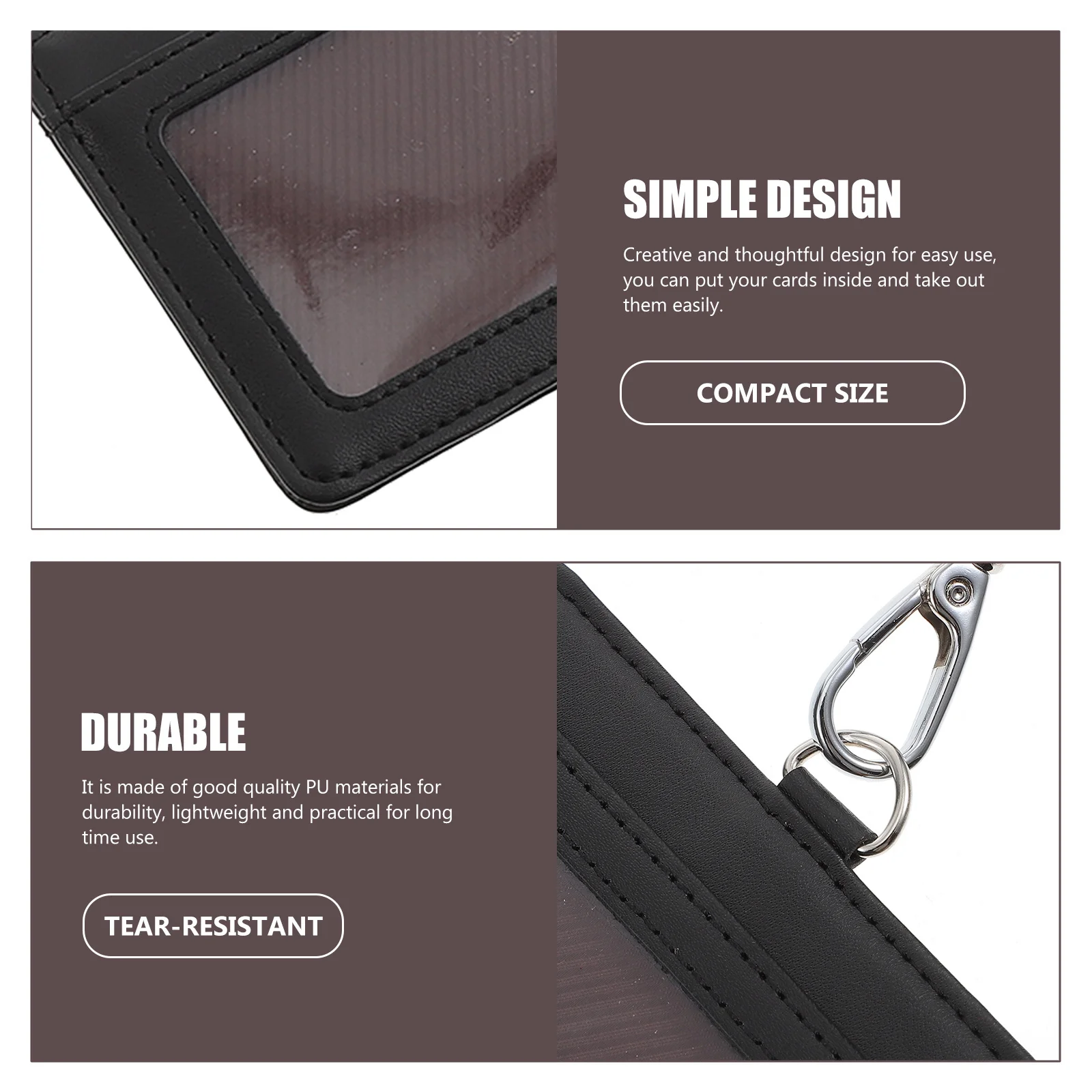 Cover Pu Portable Lightweight For Students Work Transparent Holder Multi-Function Students Cards Holder
Cover Pu Portable Lightweight For Students Work Transparent Holder Multi-Function Students Cards Holder