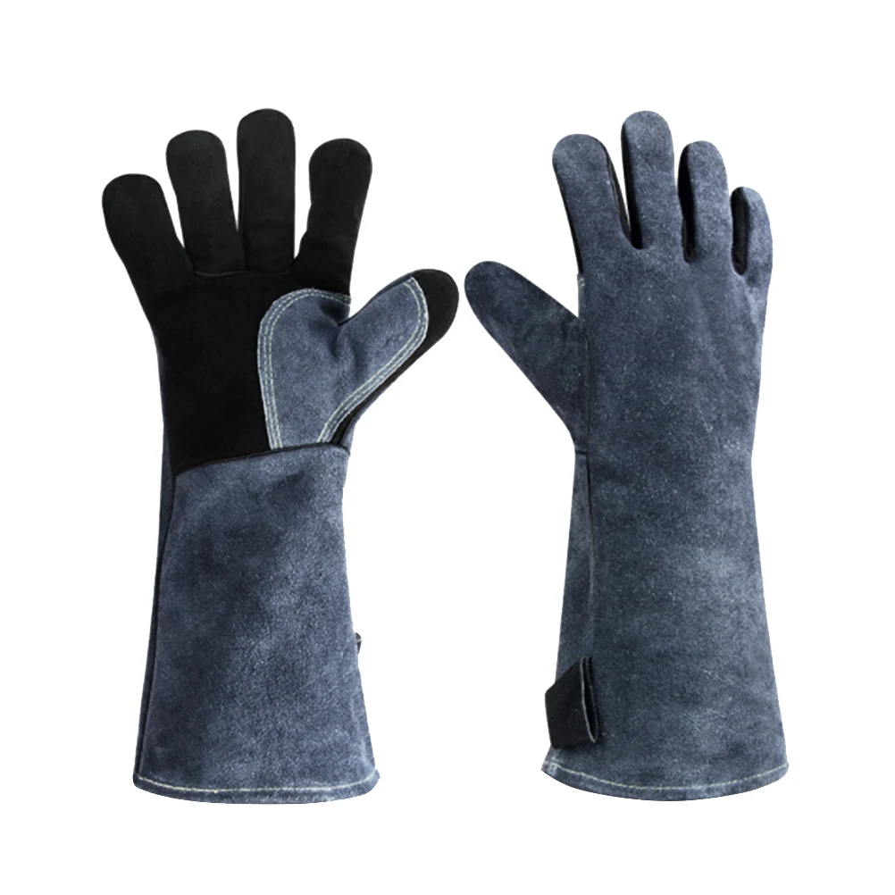 1 Pair Insulated Bbq Gloves Heat Resistant Gloves For Cooking Fireplace Oven Grill Welding 14 Inches Grey Black 
1 Pair Insulated Bbq Gloves Heat Resistant Gloves For Cooking Fireplace Oven Grill Welding 14 Inches Grey Black
