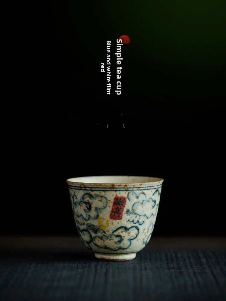 Hand-Painted Ceramic Tea Cup Taihuqun Joyful Owner Cup Personal Specialty Cloud Design Blue And White Chinese Style Tea Cup
Hand-Painted Ceramic Tea Cup Taihuqun Joyful Owner Cup Personal Specialty Cloud Design Blue And White Chinese Style Tea Cup