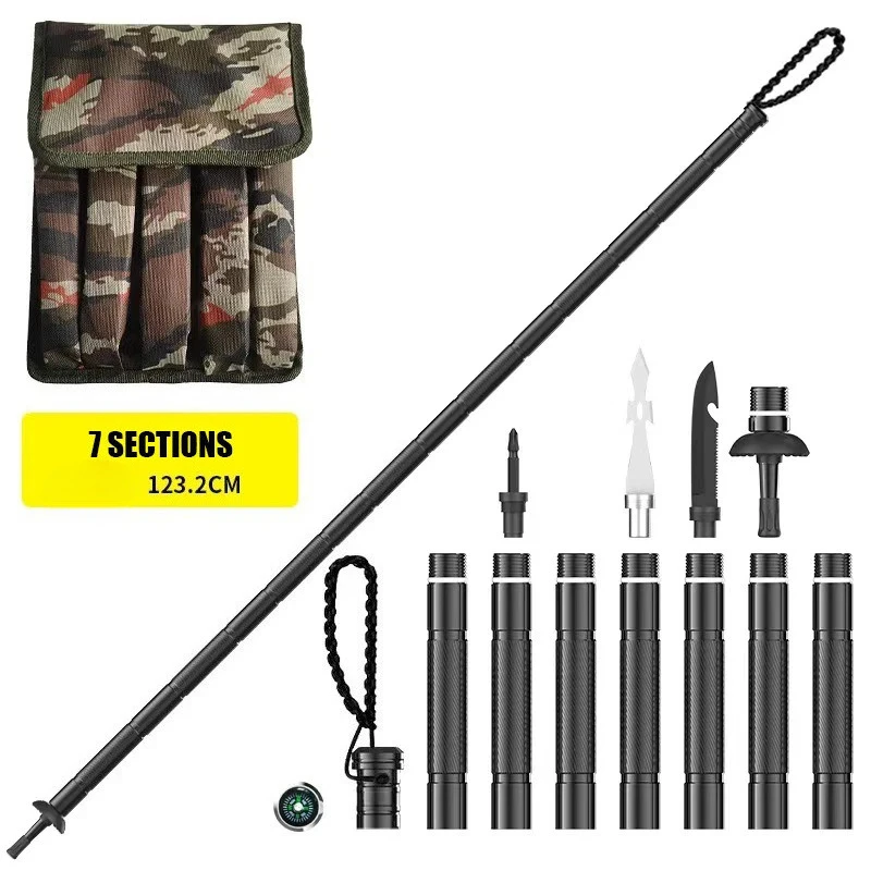 CEOI GWOK Multifunctional Walking Cane Foldable Aluminum Alloy Telescopic Stick Hiking Outdoor Tools black Walking Sticks
CEOI GWOK Multifunctional Walking Cane Foldable Aluminum Alloy Telescopic Stick Hiking Outdoor Tools black Walking Sticks