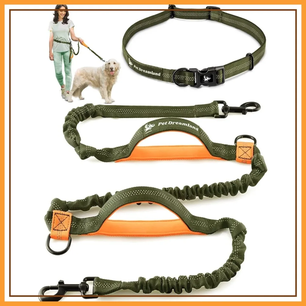 Hands Free Leash for Large Dogs - Comfortable Dog Walking Belt for Running, Hiking, and Walking
Hands Free Leash for Large Dogs - Comfortable Dog Walking Belt for Running, Hiking, and Walking