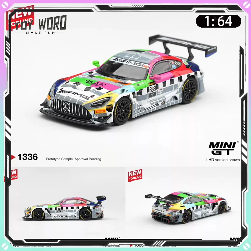 Original Mini Gt 1/64 1336 Mercedes AMG GT3 888 Diecast Vehicle German GT Racing Sports Car Static Desktop Collectible Model
Original Mini Gt 1/64 1336 Mercedes AMG GT3 888 Diecast Vehicle German GT Racing Sports Car Static Desktop Collectible Model