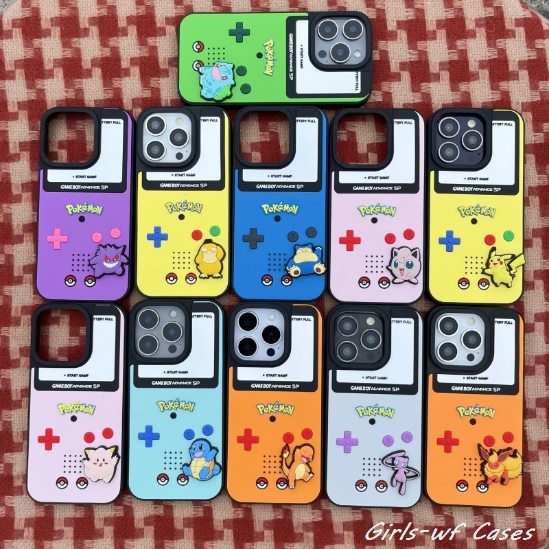 Anime Pokemons Phone Case for iPhone 11 12 13 14 15 16 17 Pro Max Plus Air mini 16E 3D POKEMONS Games console Model Cover Funda
Anime Pokemons Phone Case for iPhone 11 12 13 14 15 16 17 Pro Max Plus Air mini 16E 3D POKEMONS Games console Model Cover Funda