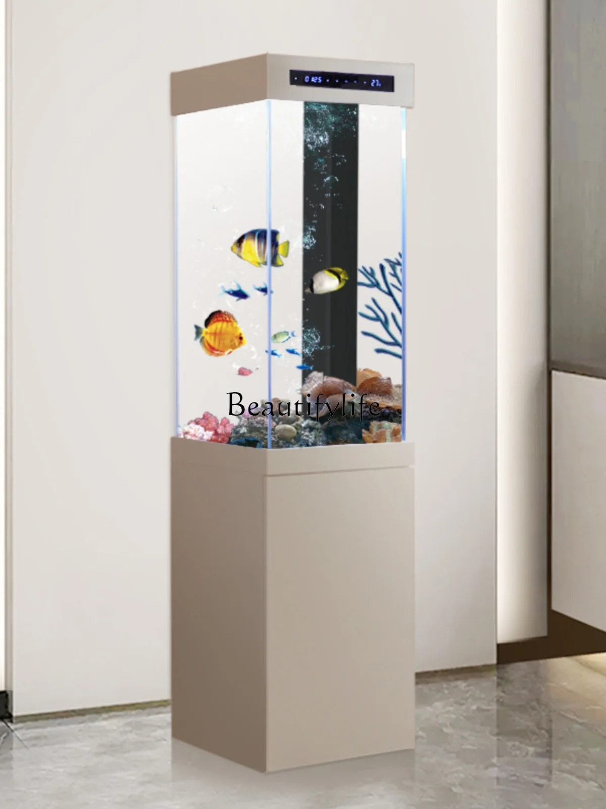 Living Room Small Floor Wall Landscape Super White Glass Vertical Square Ecological Bottom Filter Aquarium
Living Room Small Floor Wall Landscape Super White Glass Vertical Square Ecological Bottom Filter Aquarium
