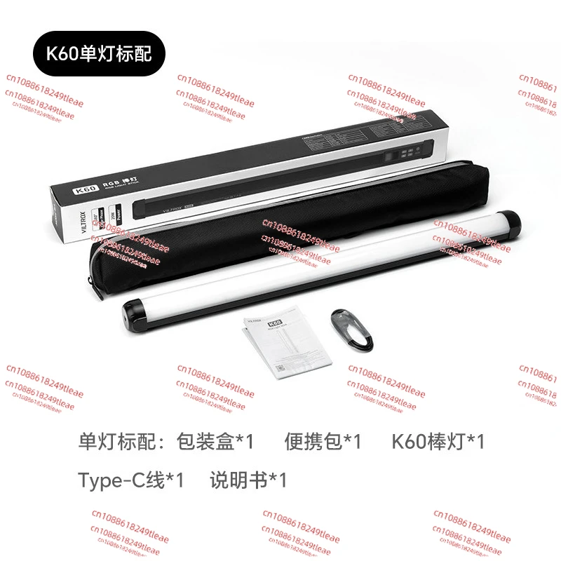 VILTROX K60 RGB Colorful LED Video Light 20W Handheld Tube Wand Stick 2500K-8500K Photography Lighting Fill Lamp
VILTROX K60 RGB Colorful LED Video Light 20W Handheld Tube Wand Stick 2500K-8500K Photography Lighting Fill Lamp