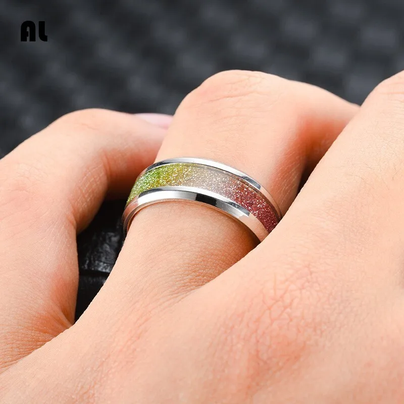 Fashionable Titanium Steel Cool and Personalized Men's Ring, Shell Couple Black Colorful Ring Accessory Jewelry Sets & More
Fashionable Titanium Steel Cool and Personalized Men's Ring, Shell Couple Black Colorful Ring Accessory Jewelry Sets & More