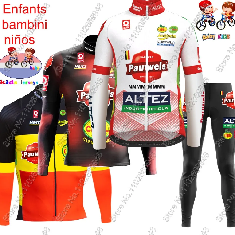 Детский комплект велосипедного трикотажа Pauwels Sauzen Bingoal 2026 Team, одежда для мальчиков и девочек, комплекты для велоспорта с длинными рукавами, костюм-рубашка для шоссейного велосипеда
Детский комплект велосипедного трикотажа Pauwels Sauzen Bingoal 2026 Team, одежда для мальчиков и девочек, комплекты для велоспорта с длинными рукавами, костюм-рубашка для шоссейного велосипеда