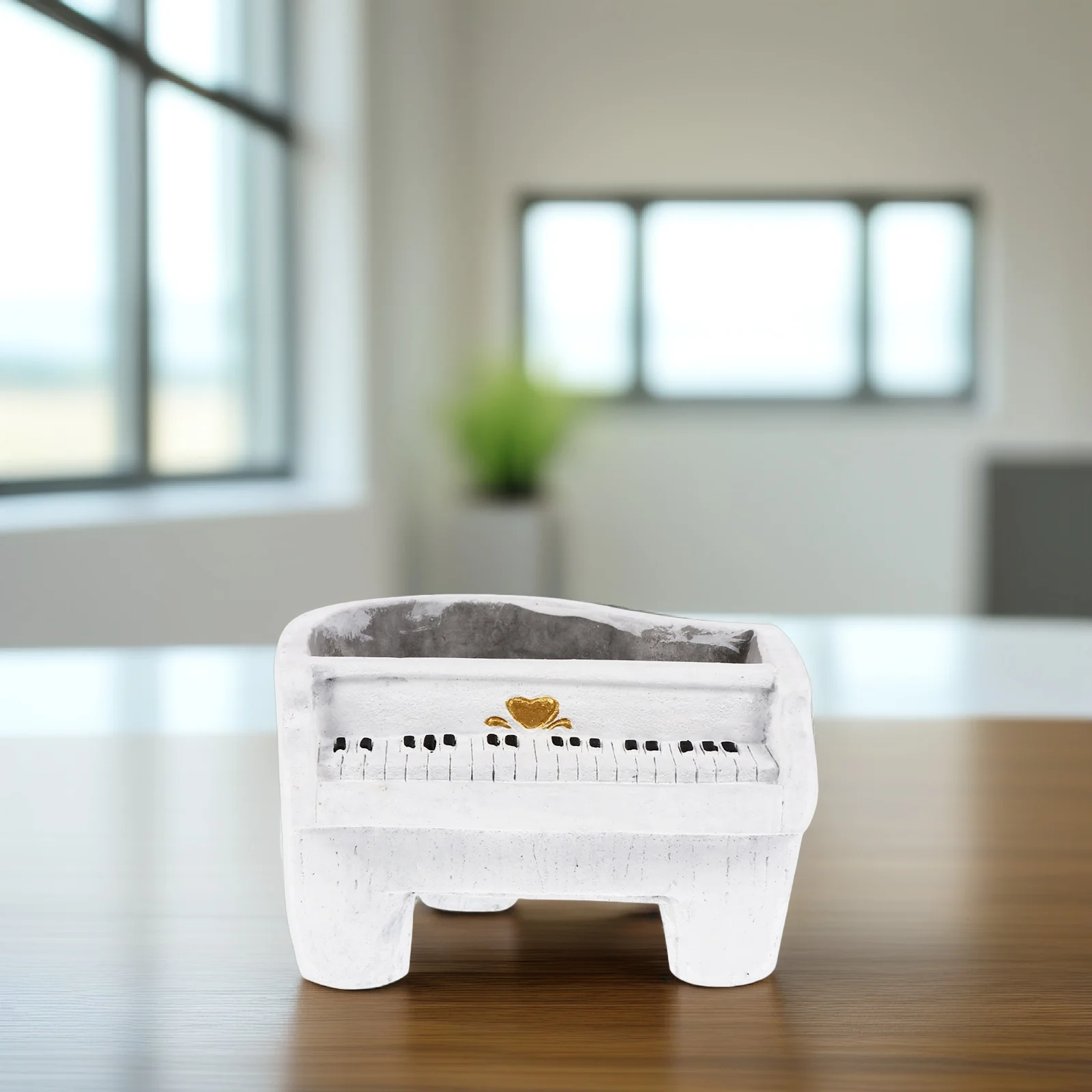 Mini Green Plant Flower Pot White Piano Shaped Cement Container for Succulent Indoor Gardening Planter Household Decor Balcony
Mini Green Plant Flower Pot White Piano Shaped Cement Container for Succulent Indoor Gardening Planter Household Decor Balcony