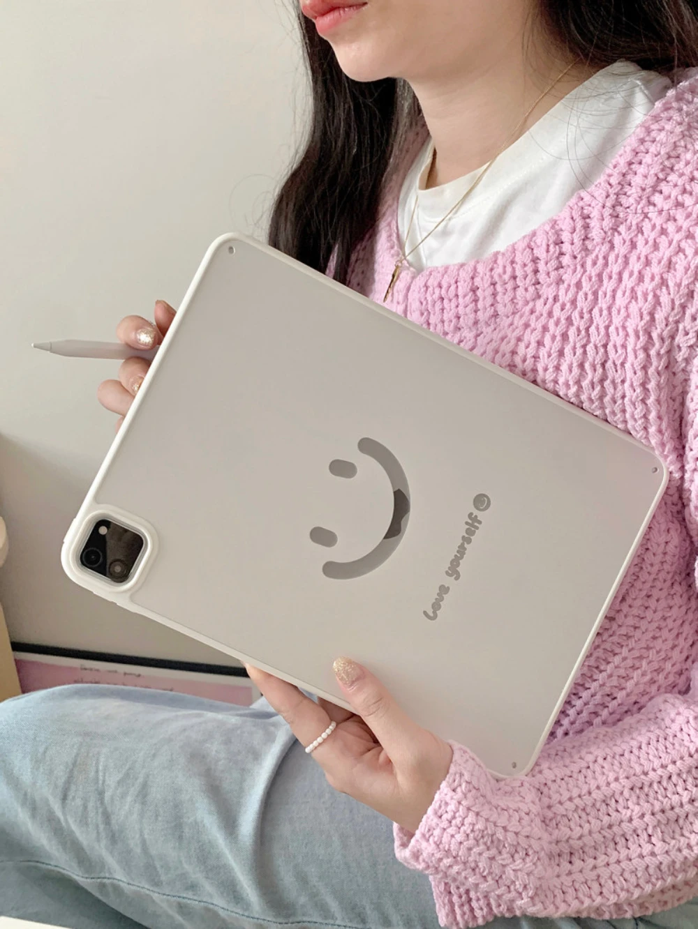 Korean Ins Simple Smiley Tablet Case For iPad Pro 11 12.9 13 M2 M4 M3 M5 Shell 8.3 9.7 10.2 5/6/7/8/9/10/11th Air 3 4 5 6 Cover
Korean Ins Simple Smiley Tablet Case For iPad Pro 11 12.9 13 M2 M4 M3 M5 Shell 8.3 9.7 10.2 5/6/7/8/9/10/11th Air 3 4 5 6 Cover