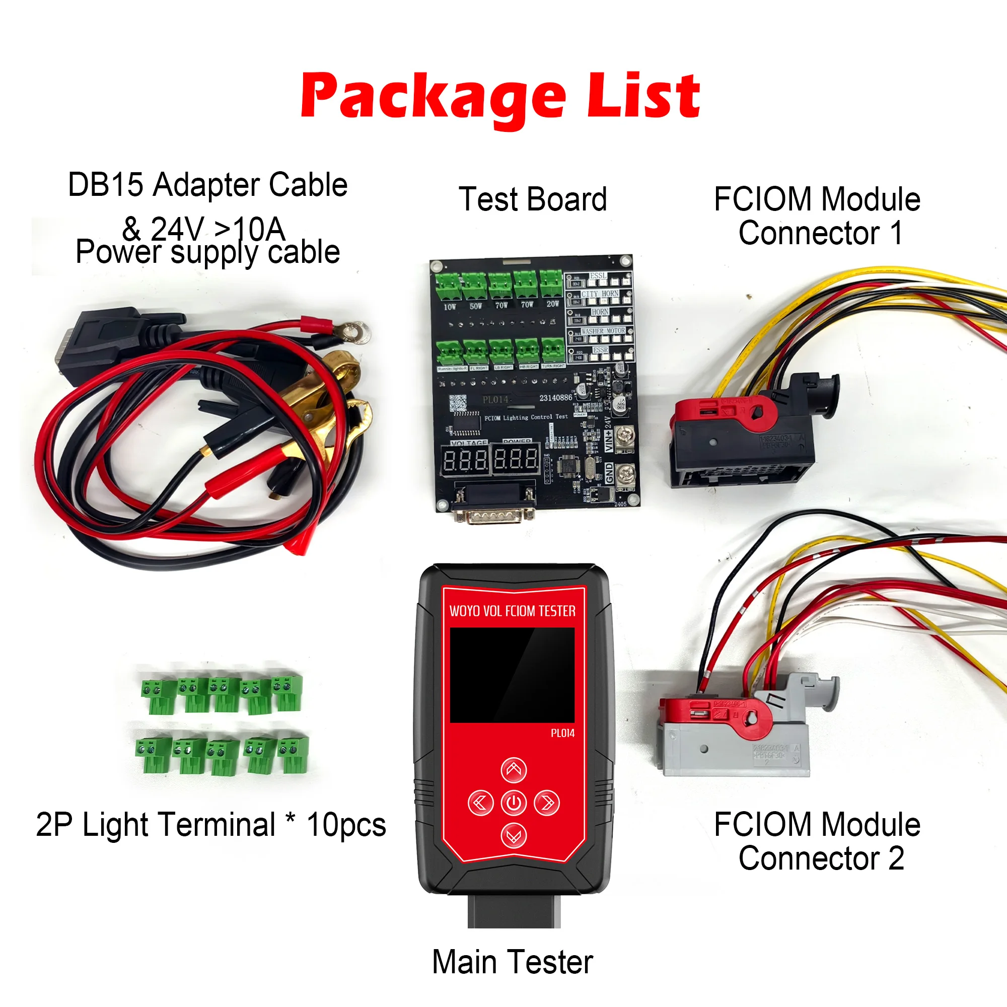 WOYO PL014 One-Click Hardware In-the-Loop (HIL) Testing for VOLVO/Renault FCIOM Unit Truck Tester Essential Tools
WOYO PL014 One-Click Hardware In-the-Loop (HIL) Testing for VOLVO/Renault FCIOM Unit Truck Tester Essential Tools